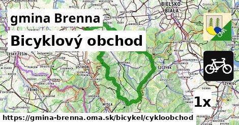 bicyklový obchod v gmina Brenna