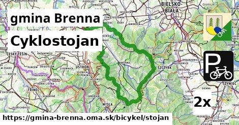 Cyklostojan, gmina Brenna
