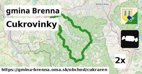 cukrovinky v gmina Brenna