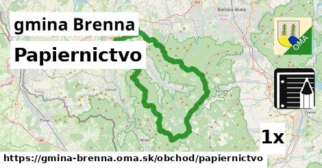 Papiernictvo, gmina Brenna