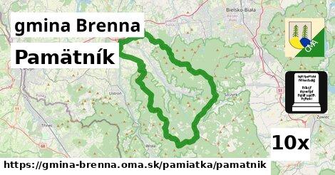 Pamätník, gmina Brenna