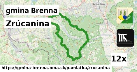 Zrúcanina, gmina Brenna