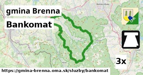 Bankomat, gmina Brenna