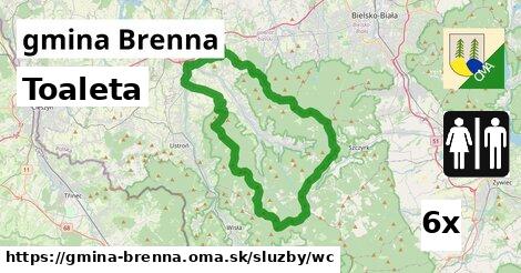 Toaleta, gmina Brenna