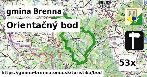 orientačný bod v gmina Brenna