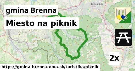 Miesto na piknik, gmina Brenna