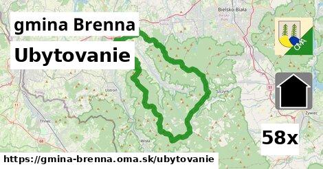 ubytovanie v gmina Brenna