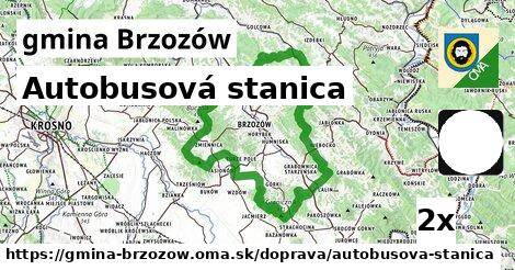 Autobusová stanica, gmina Brzozów