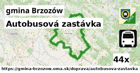 Autobusová zastávka, gmina Brzozów