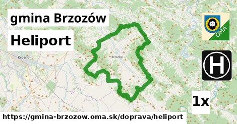 Heliport, gmina Brzozów