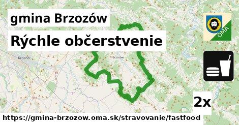 Rýchle občerstvenie, gmina Brzozów