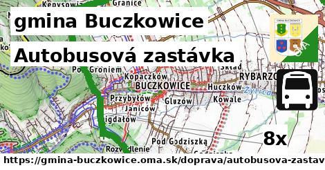 Autobusová zastávka, gmina Buczkowice