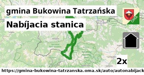 Nabíjacia stanica, gmina Bukowina Tatrzańska