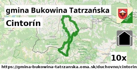 Cintorín, gmina Bukowina Tatrzańska