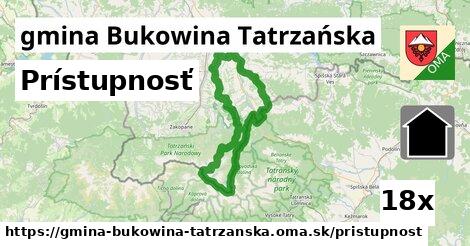 prístupnosť v gmina Bukowina Tatrzańska