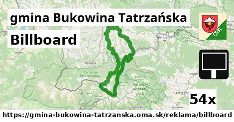 Billboard, gmina Bukowina Tatrzańska