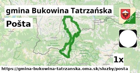 Pošta, gmina Bukowina Tatrzańska