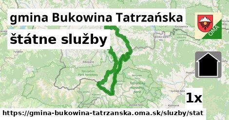 štátne služby, gmina Bukowina Tatrzańska
