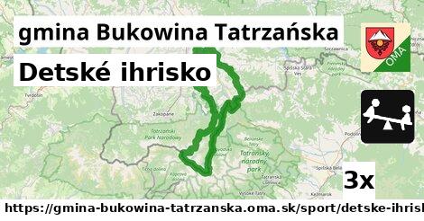 Detské ihrisko, gmina Bukowina Tatrzańska