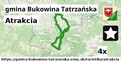 Atrakcia, gmina Bukowina Tatrzańska