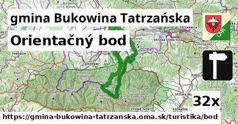 Orientačný bod, gmina Bukowina Tatrzańska