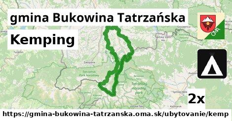 Kemping, gmina Bukowina Tatrzańska