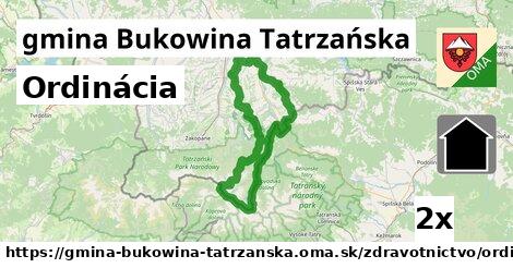 Ordinácia, gmina Bukowina Tatrzańska