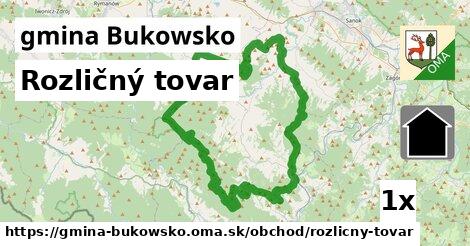 Rozličný tovar, gmina Bukowsko