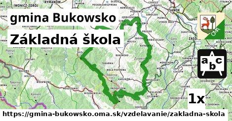 Základná škola, gmina Bukowsko