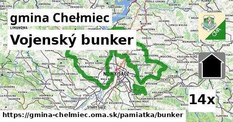 vojenský bunker v gmina Chełmiec