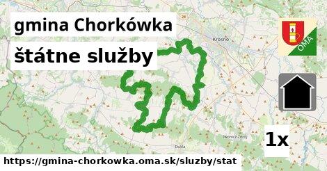 štátne služby, gmina Chorkówka