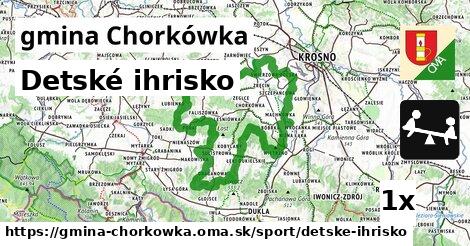 Detské ihrisko, gmina Chorkówka
