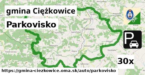 parkovisko v gmina Ciężkowice