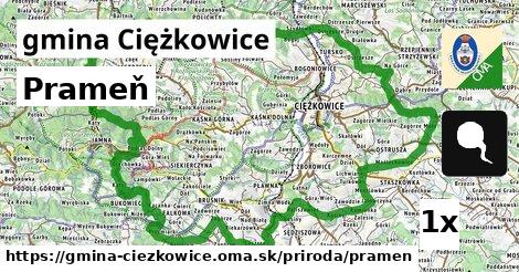 prameň v gmina Ciężkowice