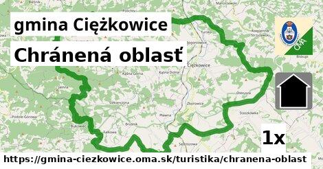 chránená oblasť v gmina Ciężkowice