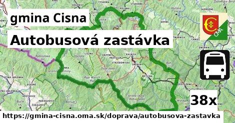 Autobusová zastávka, gmina Cisna