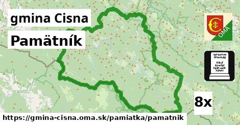 Pamätník, gmina Cisna