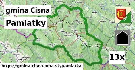 pamiatky v gmina Cisna