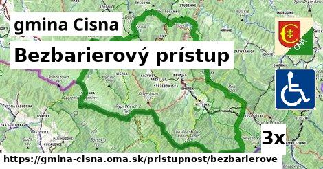 Bezbarierový prístup, gmina Cisna