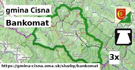 Bankomat, gmina Cisna