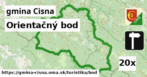 Orientačný bod, gmina Cisna