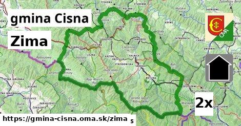 zima v gmina Cisna