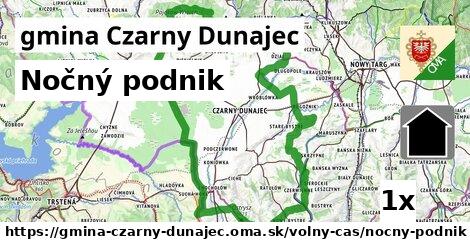 nočný podnik v gmina Czarny Dunajec