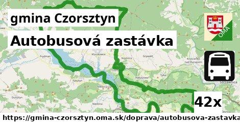 Autobusová zastávka, gmina Czorsztyn