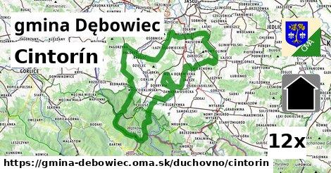 Cintorín, gmina Dębowiec