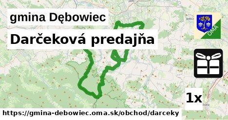 Darčeková predajňa, gmina Dębowiec