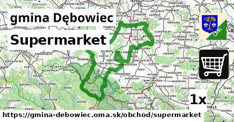 Supermarket, gmina Dębowiec