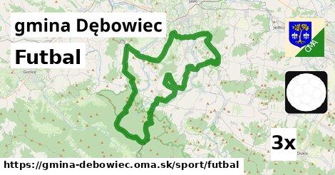 Futbal, gmina Dębowiec