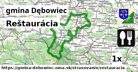 Reštaurácia, gmina Dębowiec