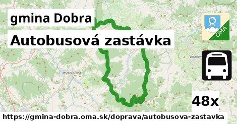 Autobusová zastávka, gmina Dobra